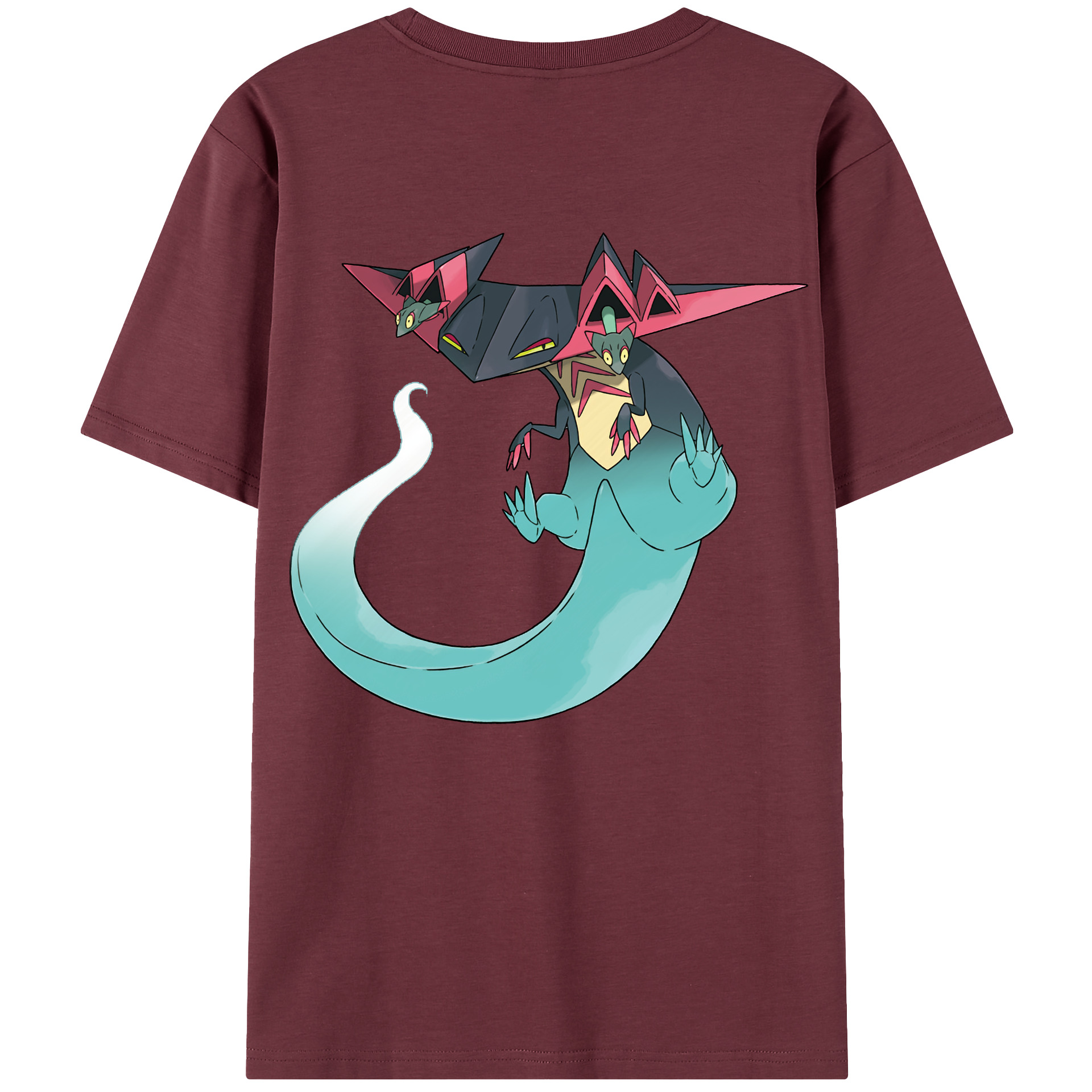 （画像用） ポケットモンスター Pokémon 綿100％半袖Tシャツ（背面プリント）